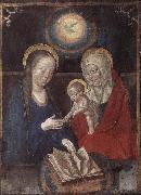 unknow artist Virgin and Child with St Anne France oil painting artist